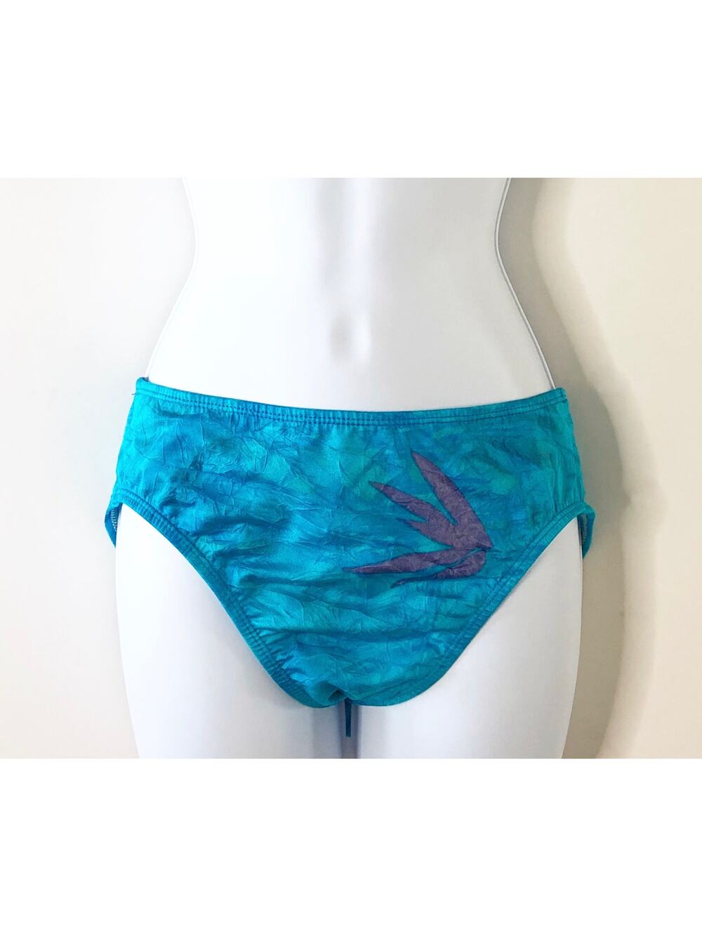 Athena Womens Bikini Bottom Blue 8 Swim Wear